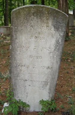 James Manning Greer Gravesite.  Ebenezer United Methodist Church.  Greer, SC
