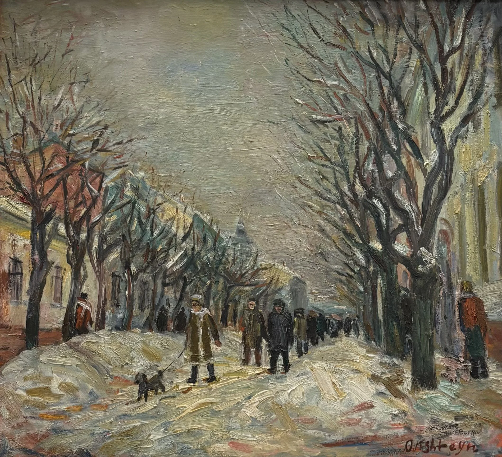 OLD QUARTERS | CHERNIVTSI | UKRAINE, 1976
Oil on canvas | 25" x 27"