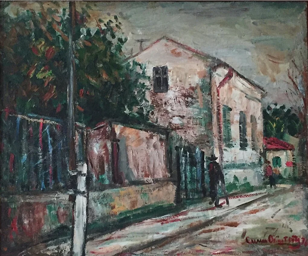 MY CITY, OLD QUARTERS #2 Oil on canvas | 19”x 25”, 1976   Estate