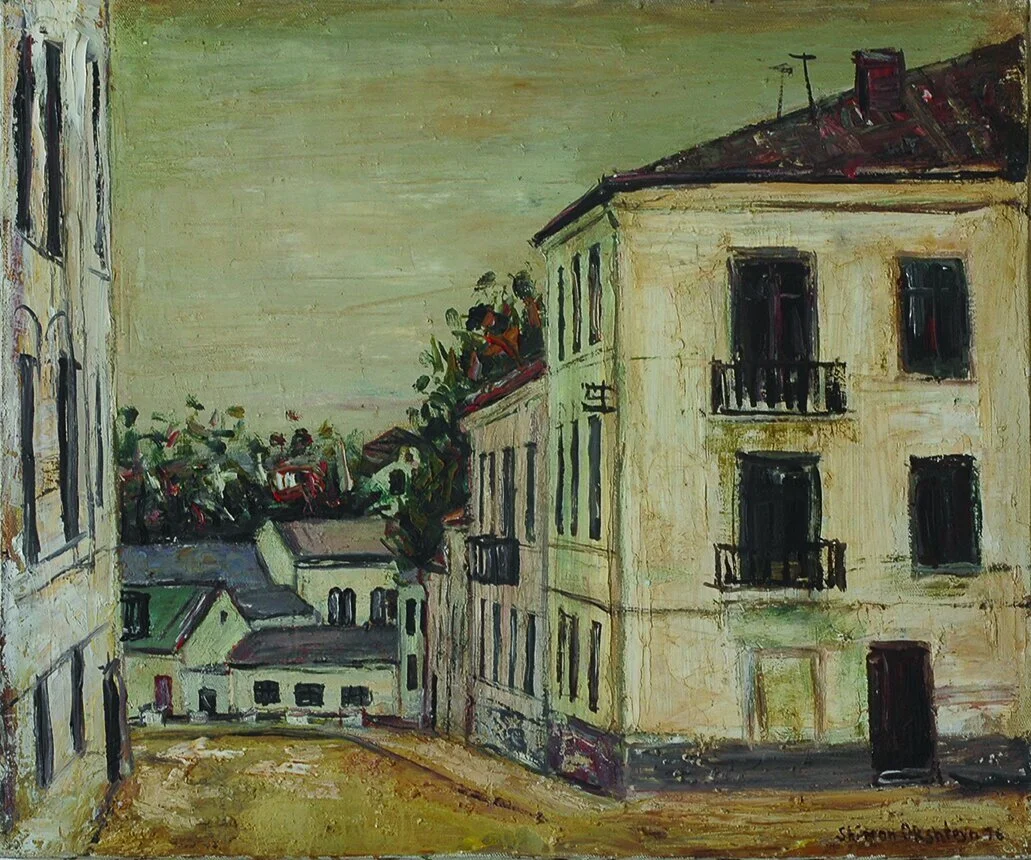 MY CITY, OLD QUARTERS #1 Oil on canvas| 19”x 25”, 1976  Estate
