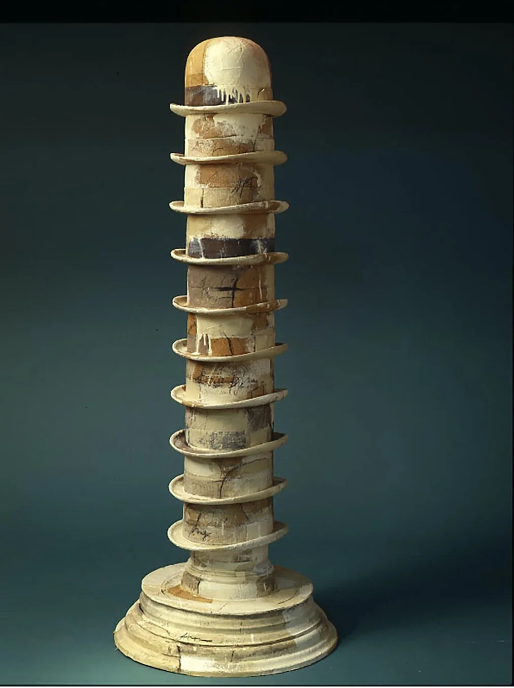 HAT TOWER Fiberglass, acrylic | 65”x 36”, 1993