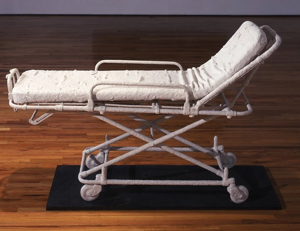 AMBULANCE STRETCHER Mixed media | 61”x 71”x 22”, 2003 Estate