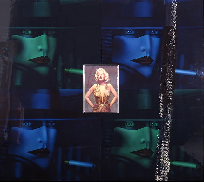 MARILYN Mixed media| 90”x 90”, 1991
