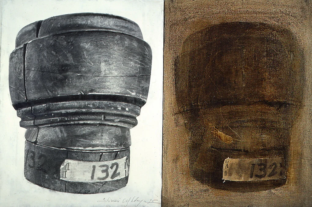 HAT BLOCKS STUDY Mixed media | 16"x 28", 1995