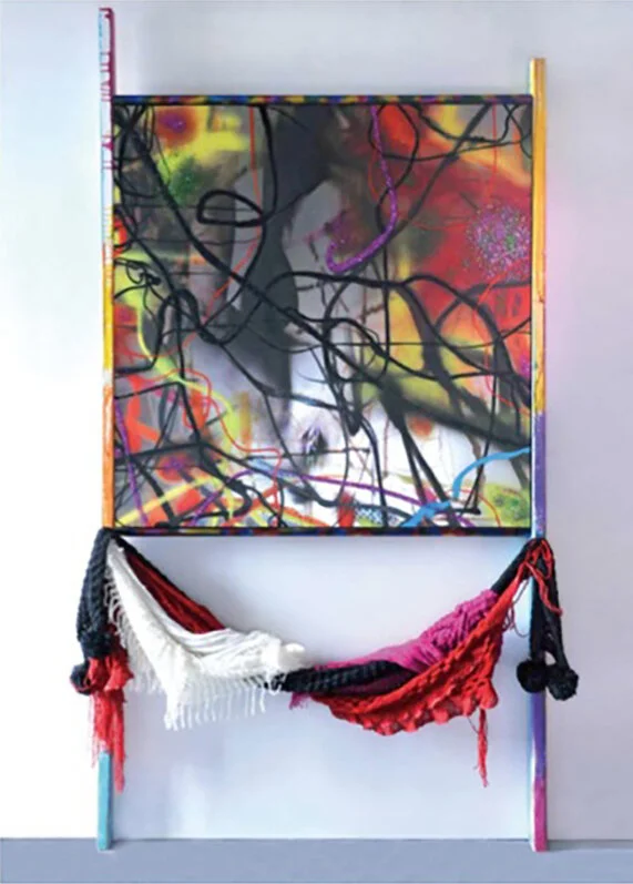 MM 46, 2012  Mixed media, 96"x 50"