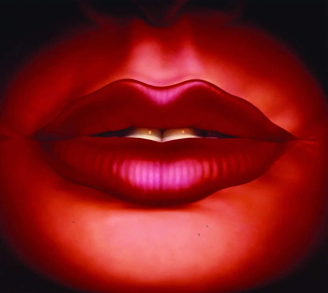 RED LIPS, 1989 
Oil on canvas  70 x 80 in. (177.8 x 203.2 cm)