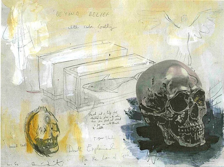 BEYOND BELIEF Mixed media on canvas | 52"X 70", 2010  Estate