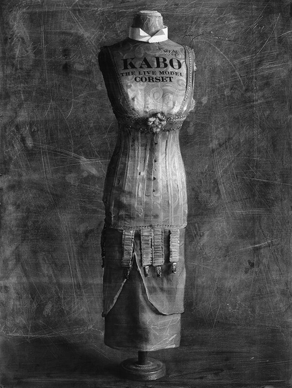 CORSET DRESS   Graphite on paper |  40" x29", 1998