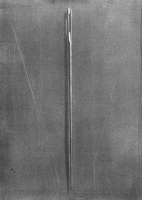 NEEDLE  Graphite on paper | 14"x 11", 2003 Estate