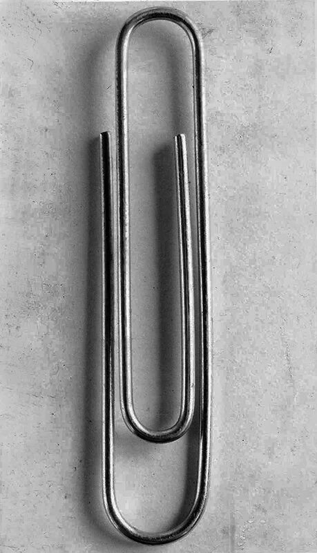 PAPER CLIP  Pencil on paper | 16"x 10", 2000