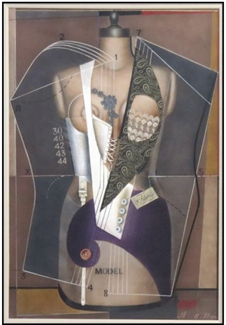 MANNEQUIN, 1987 
Acrylic on canvas, 50 x 34 in. (127 x 86.4 cm)