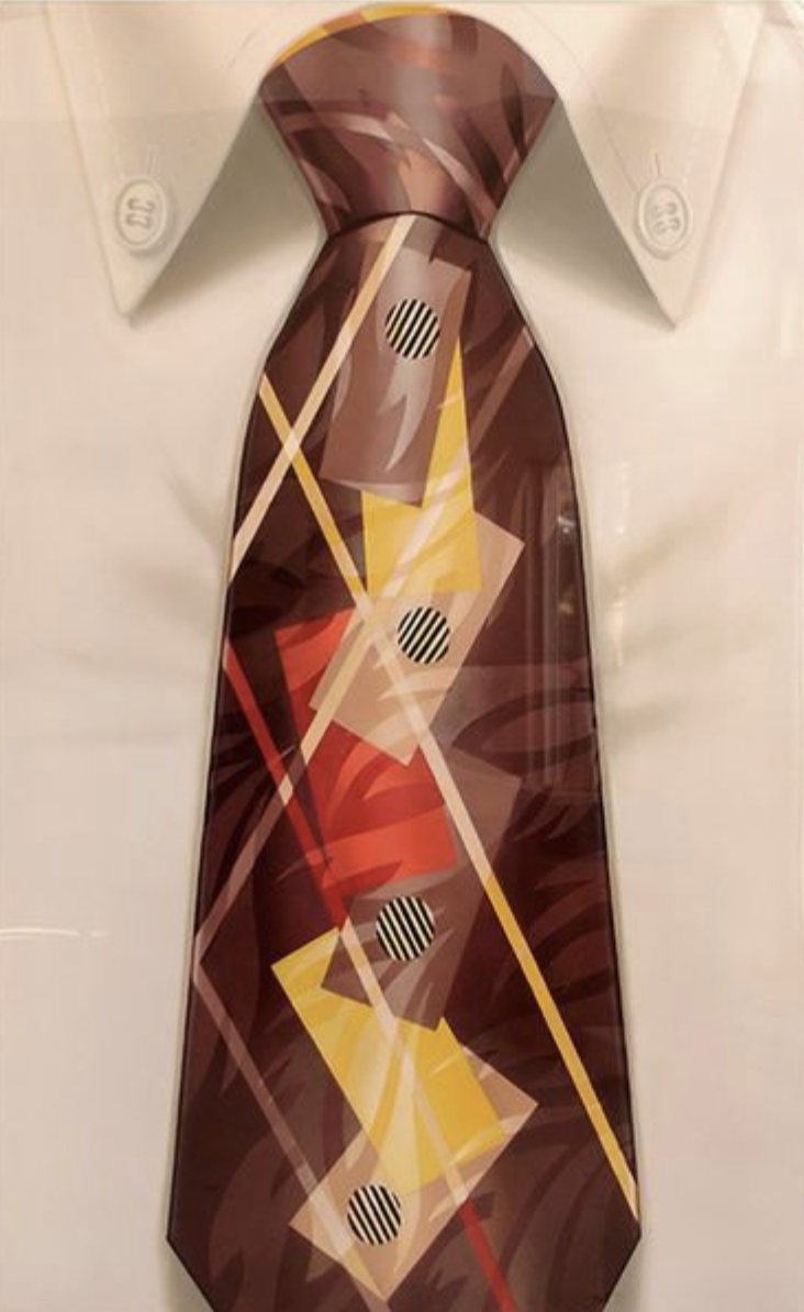 THE TIE, 1991 
Acrylic on canvas, 90″x 56″ Provenance: 
Alex Edmund Gallery, NYC, 1991
