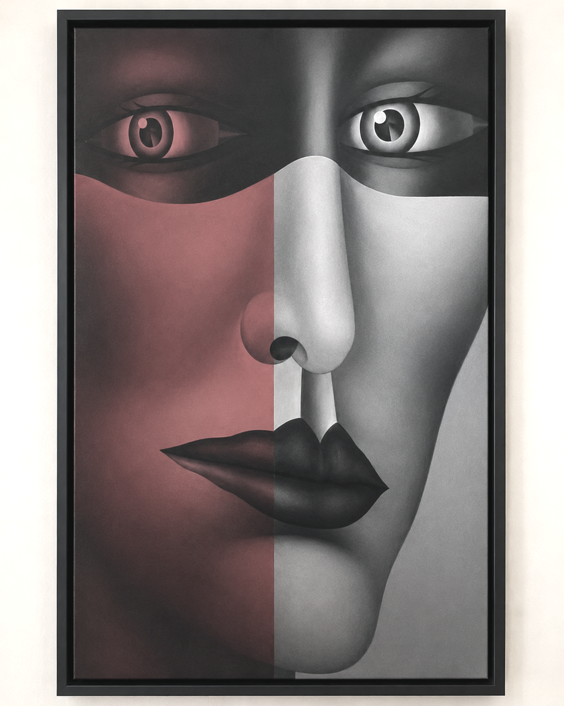 PINK PORTRAIT, 1987 Oil, graphite on canvas 86 x 79 in. (218.4 x 200.7 cm)