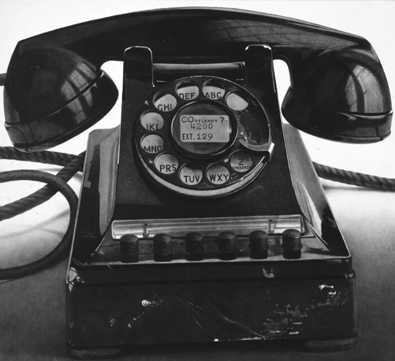 OLD PHONE, 1998 
Graphite on canvas, 51″x 50″ Provenance: Black & White Gallery / Project Space, 2025
