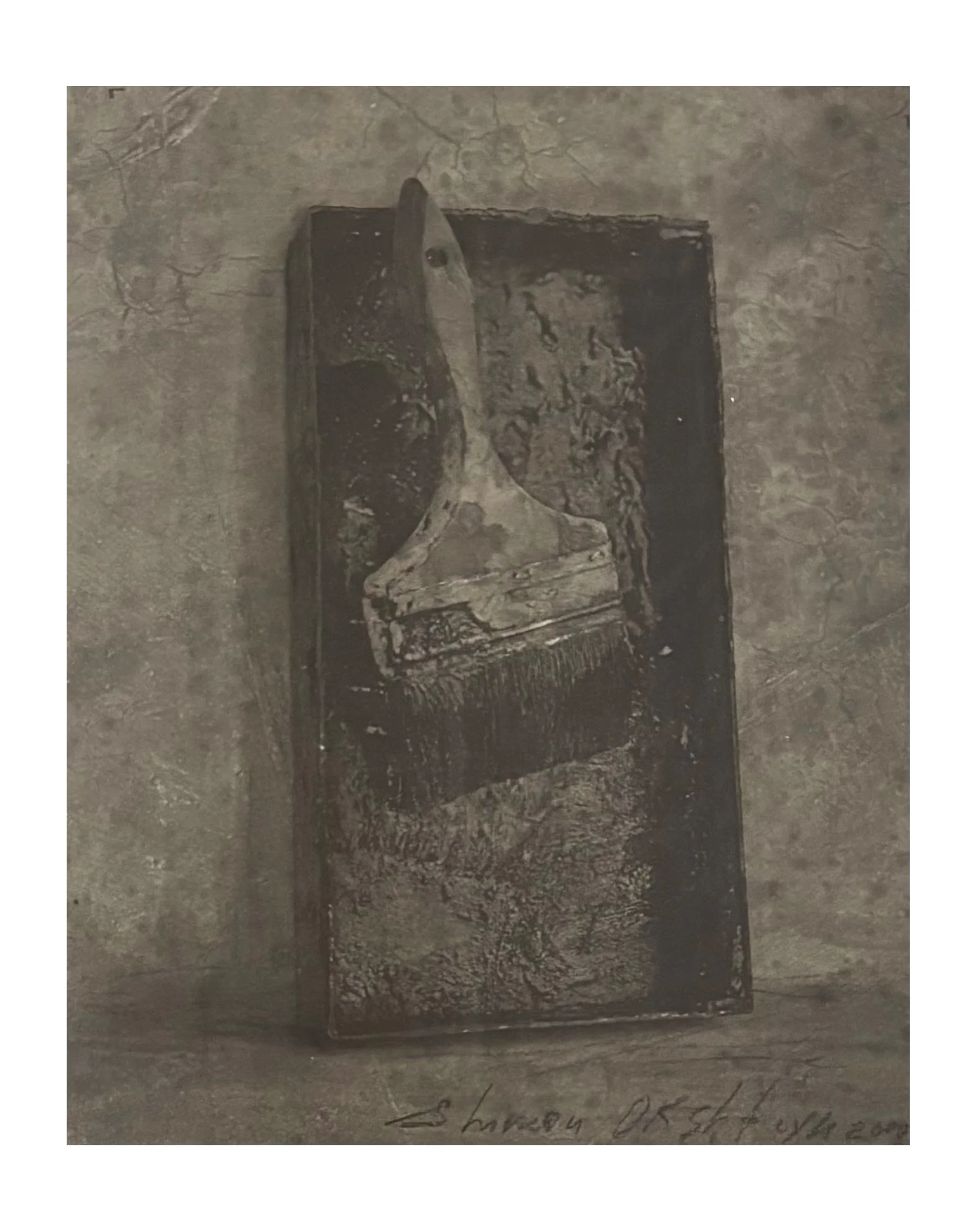 BRUSH, 2000 
Graphite on paper, 11″x 9″