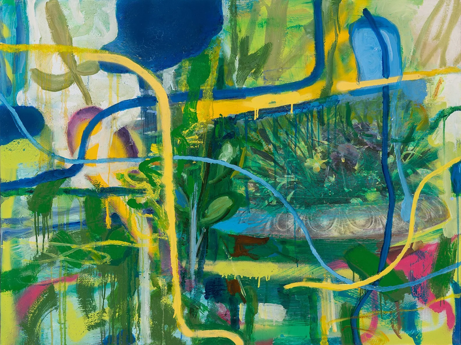 NATURE STILL-LIFE, 2019 
Mixed media on canvas, 38"x 48" 