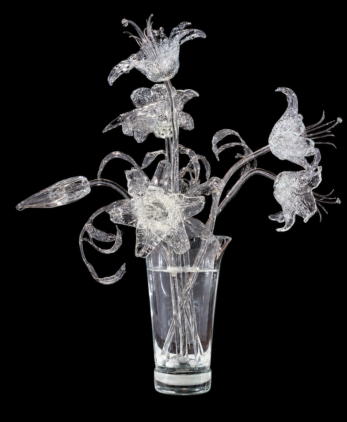 GLASS FLOWERS, 2003  Glass 60 x 50 in. (152.4 x 127 cm) 