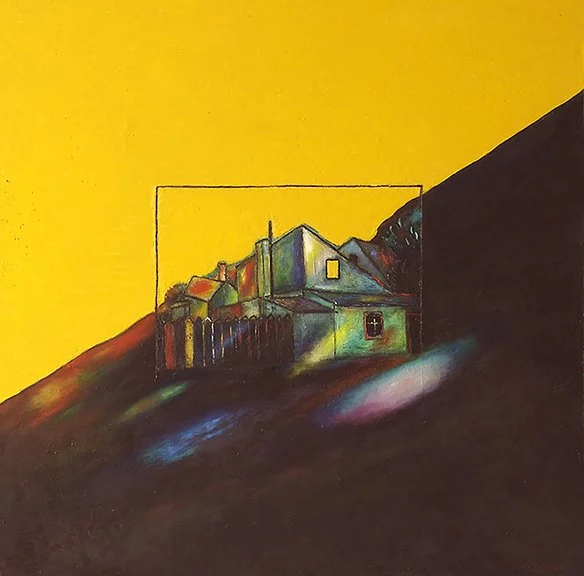 COLOR OF MY CITY | YELLOW, 1980 
Oil on canvas, 40″x 40″ 