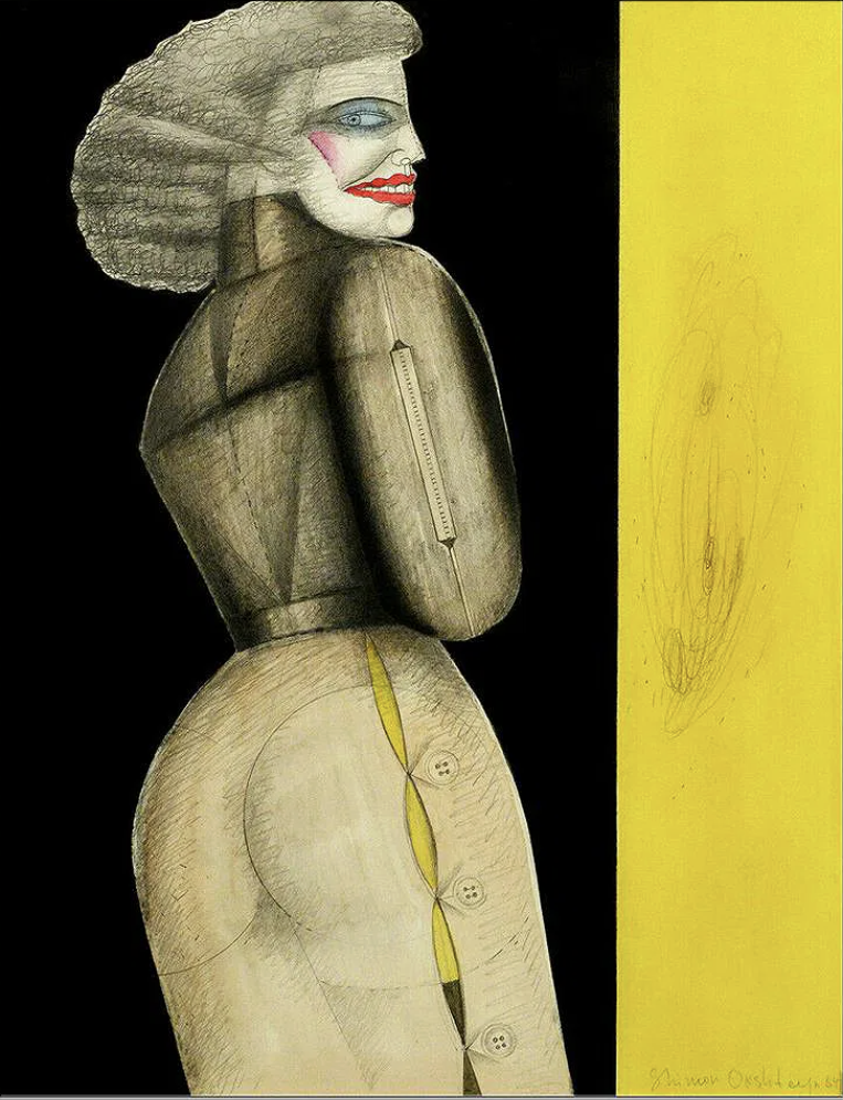 SHE IS ALL THAT, 1984 Mixed media on paper 22 x 17 in. (55.9 x 43.2 cm)