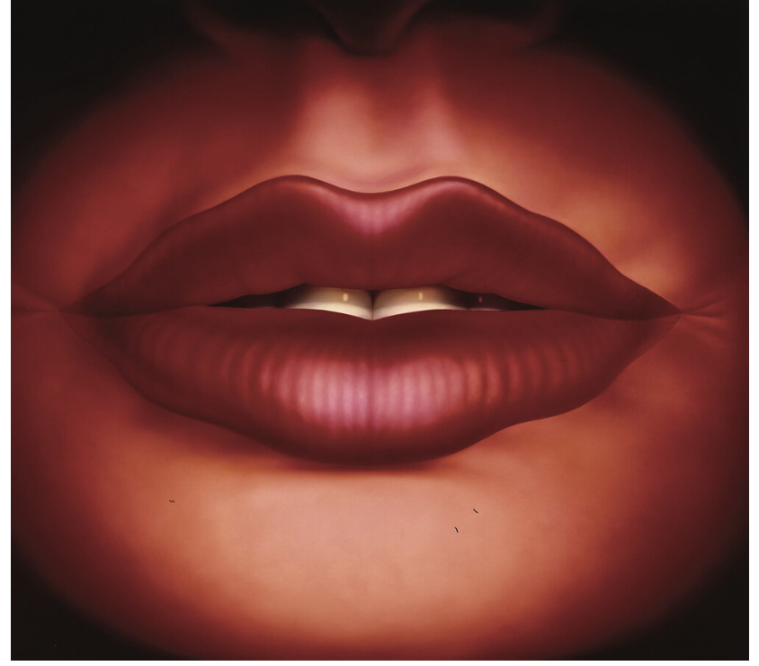  RED LIPS, 2000 
Oil on canvas, 70″x 80″ 