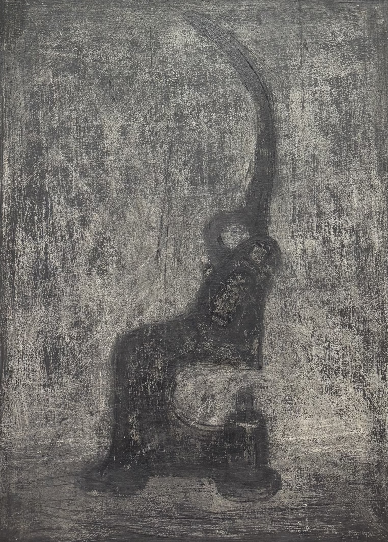 CORPORATE SEAL, 1998 
Graphite on wood panel, 19” x  15”