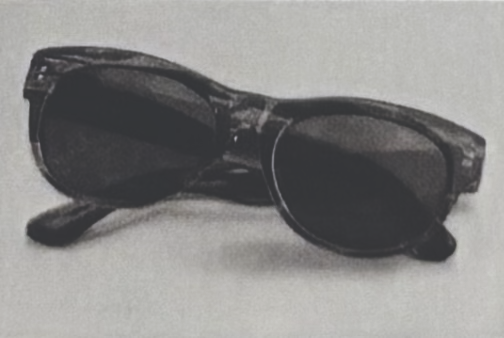 SHADES, 2003  Graphite on canvas 20 x 20 in. (50.8 x 50.8 cm)