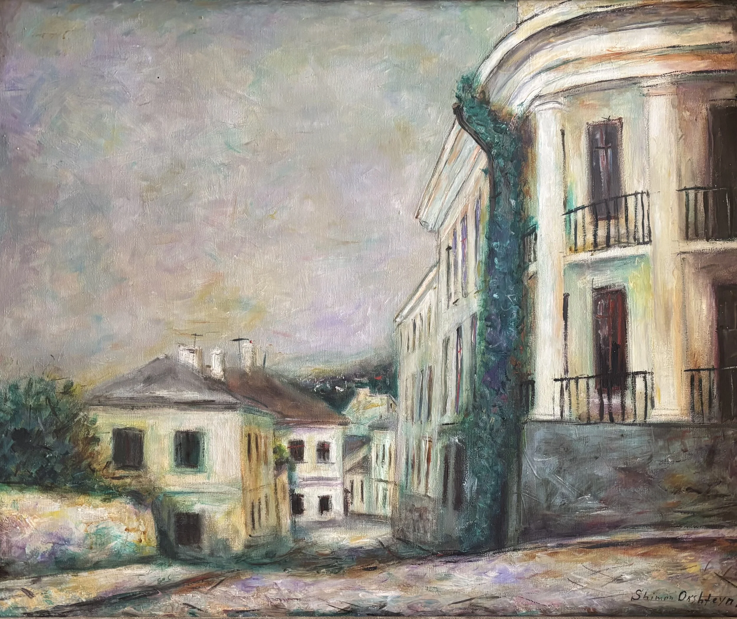 COLOR OF MY CITY | WHITE, 1980 
Oil on canvas, 24″× 32″  Provenance:  Black & White Gallery / Project Space, 2025