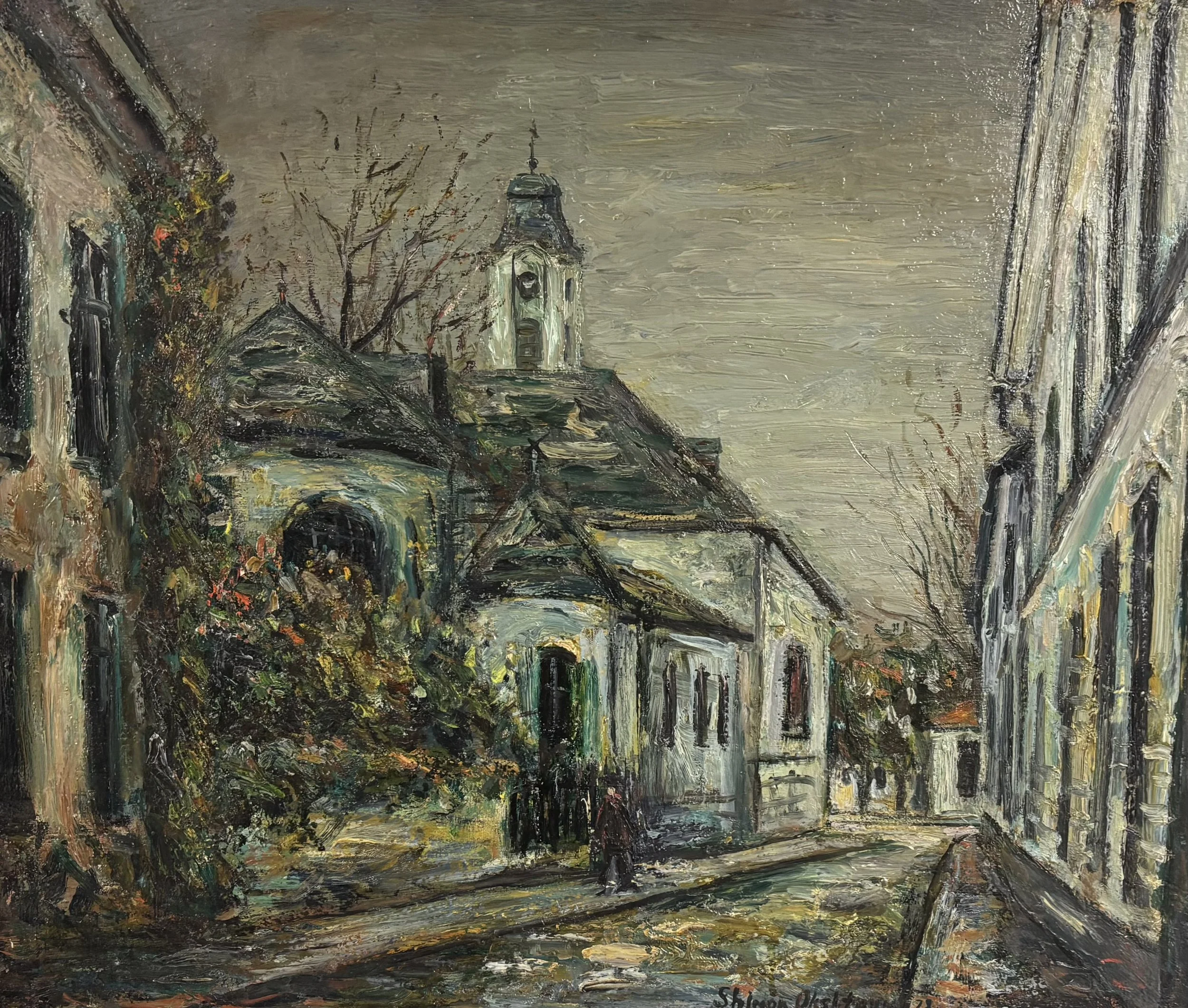 OLD CITY QUARTERS (CLOCK TOWER), 1978 Oil on canvas, 20″x 24″ 