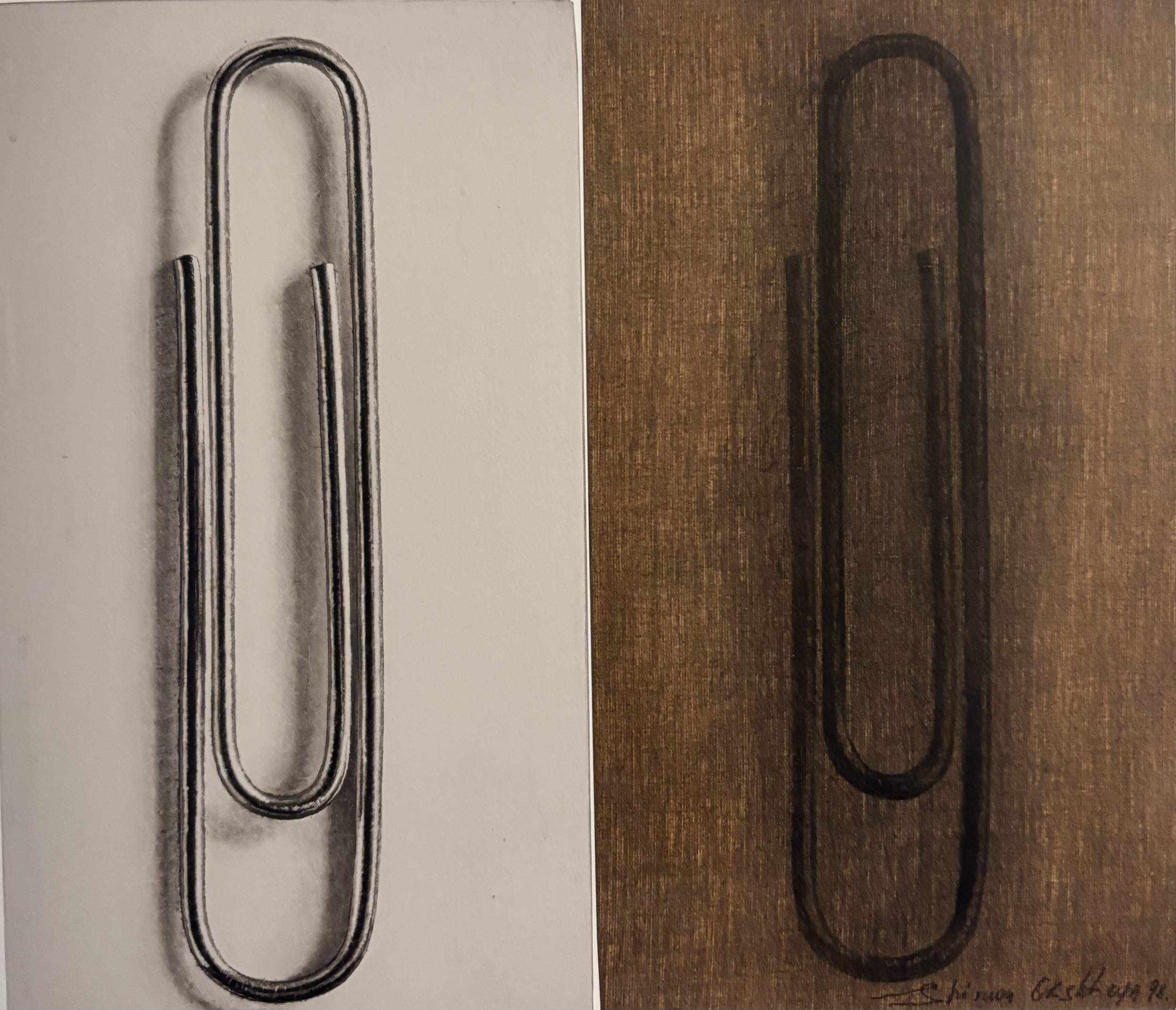 PAPER CLIP, 1998 Collage 24 x 26 in. (61 x 66 cm)