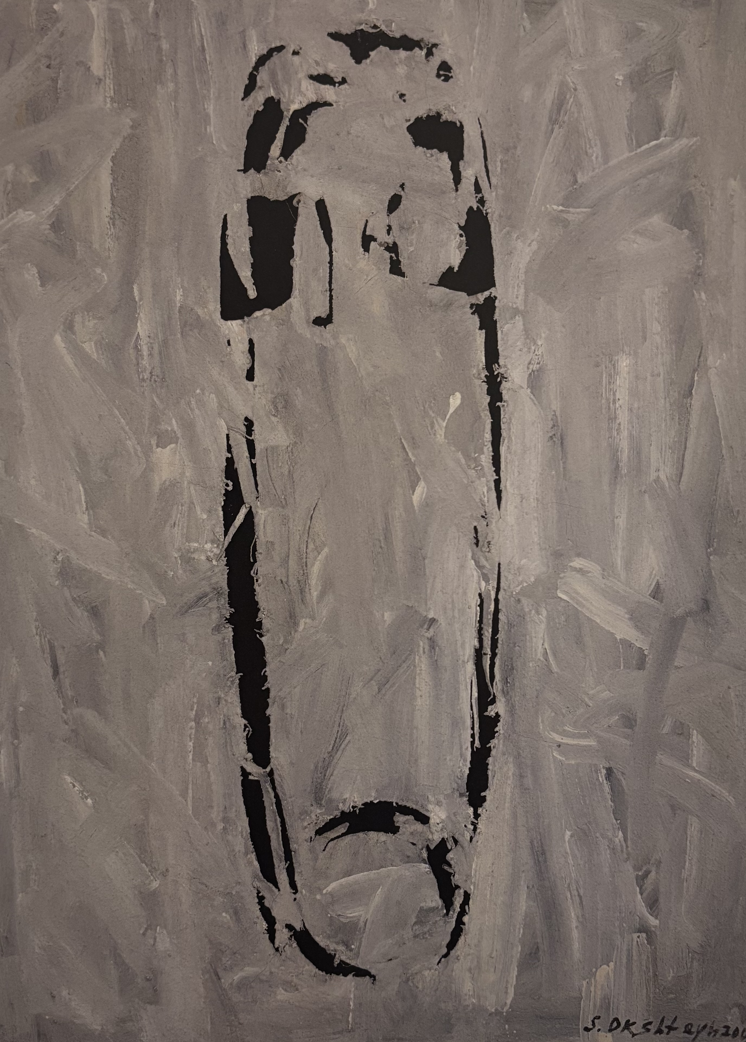 SAFETY PIN, 2003 Oil on canvas  36 x 28 in. (91.4 x 71.1 cm)