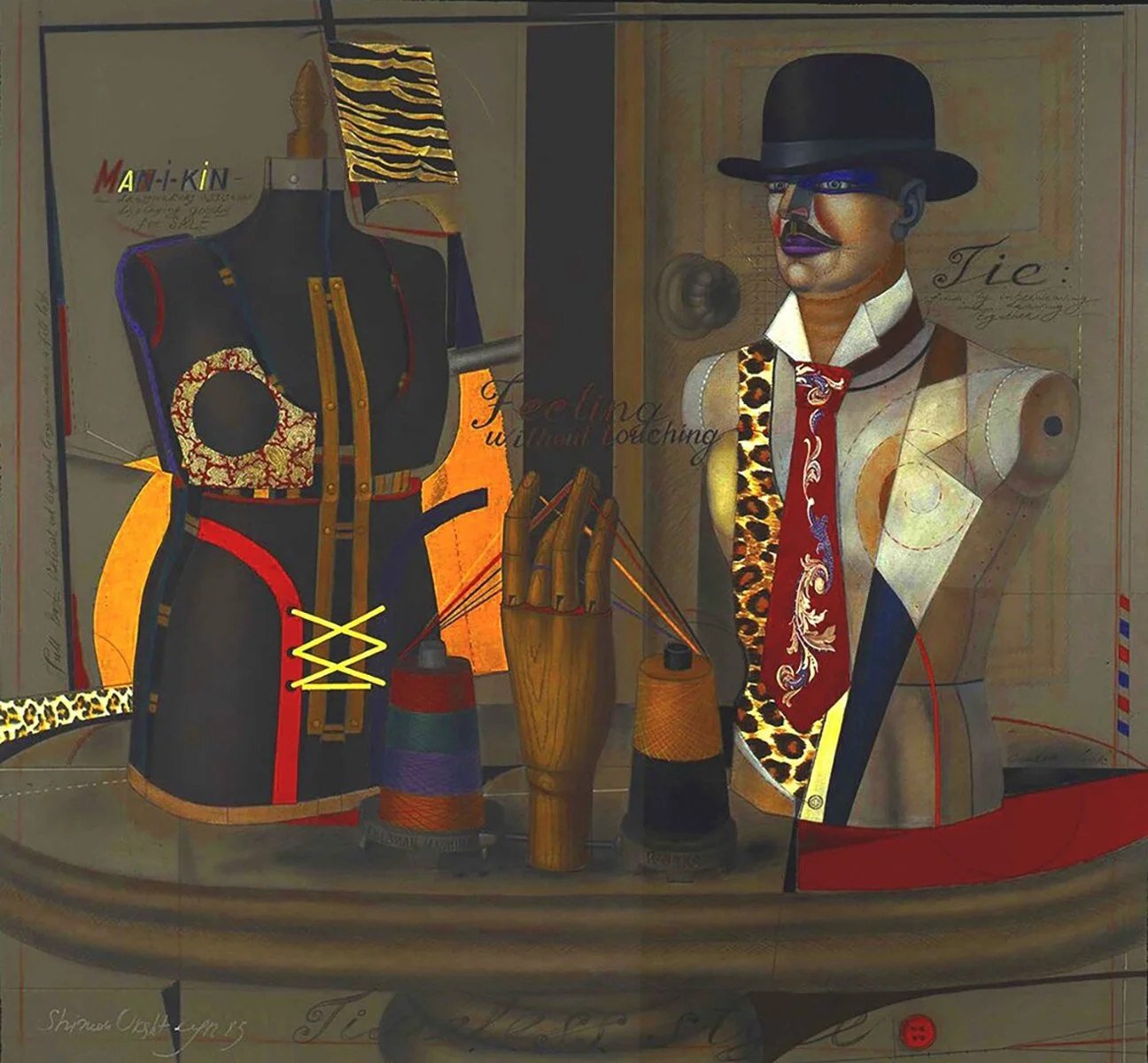 TIMELESS STYLE, 1987 
Serigraph (200 screens) on 300G paper 
42″ x 43″, edition: 300+AP 30