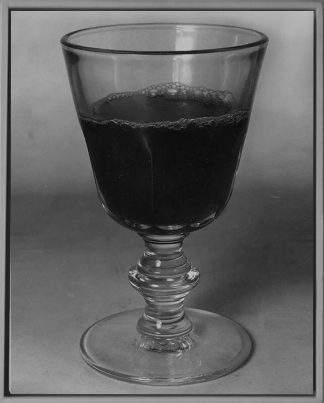 WINE GLASS, 2008 
Graphite on canvas, 52″ x 40″  Provenance: 
Black & White Gallery / Project Space, 2025