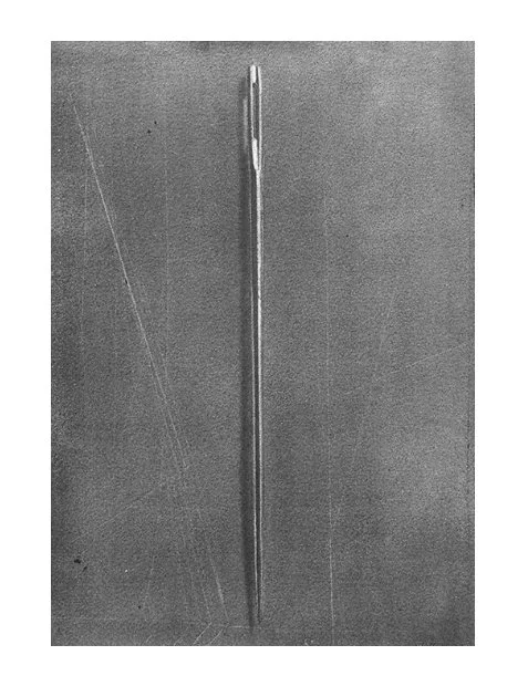 NEEDLE, 2003 
Graphite on paper, 14″x 11″