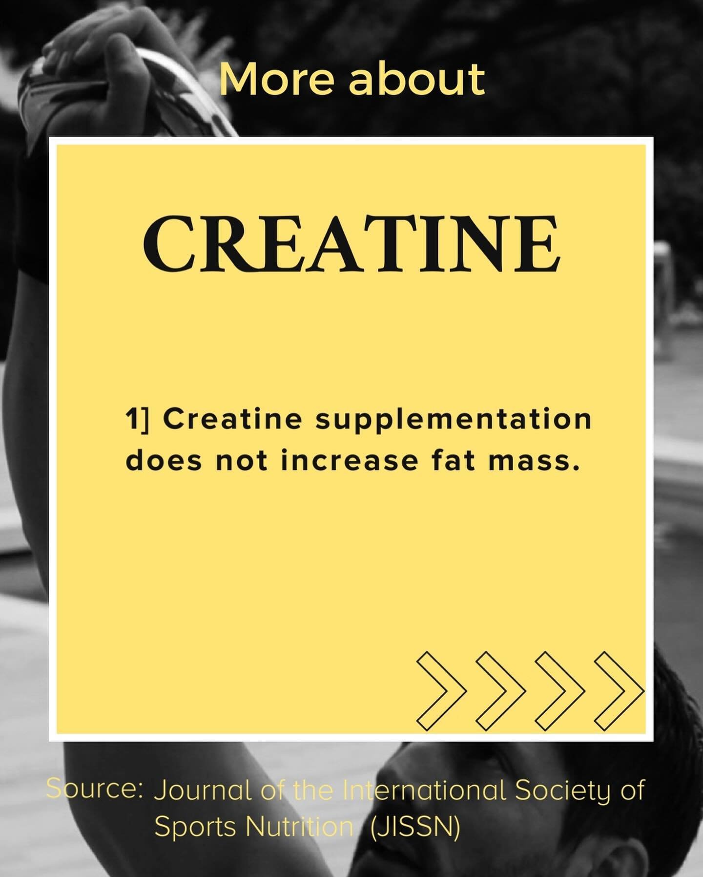 Let&rsquo;s clear up a few more things about Creatine
⚜️
* All taken from the Journal of the International Society of Sports Nutrition : 
&ldquo;Common questions and misconceptions about creatine supplementation: what does the scientific evidence rea