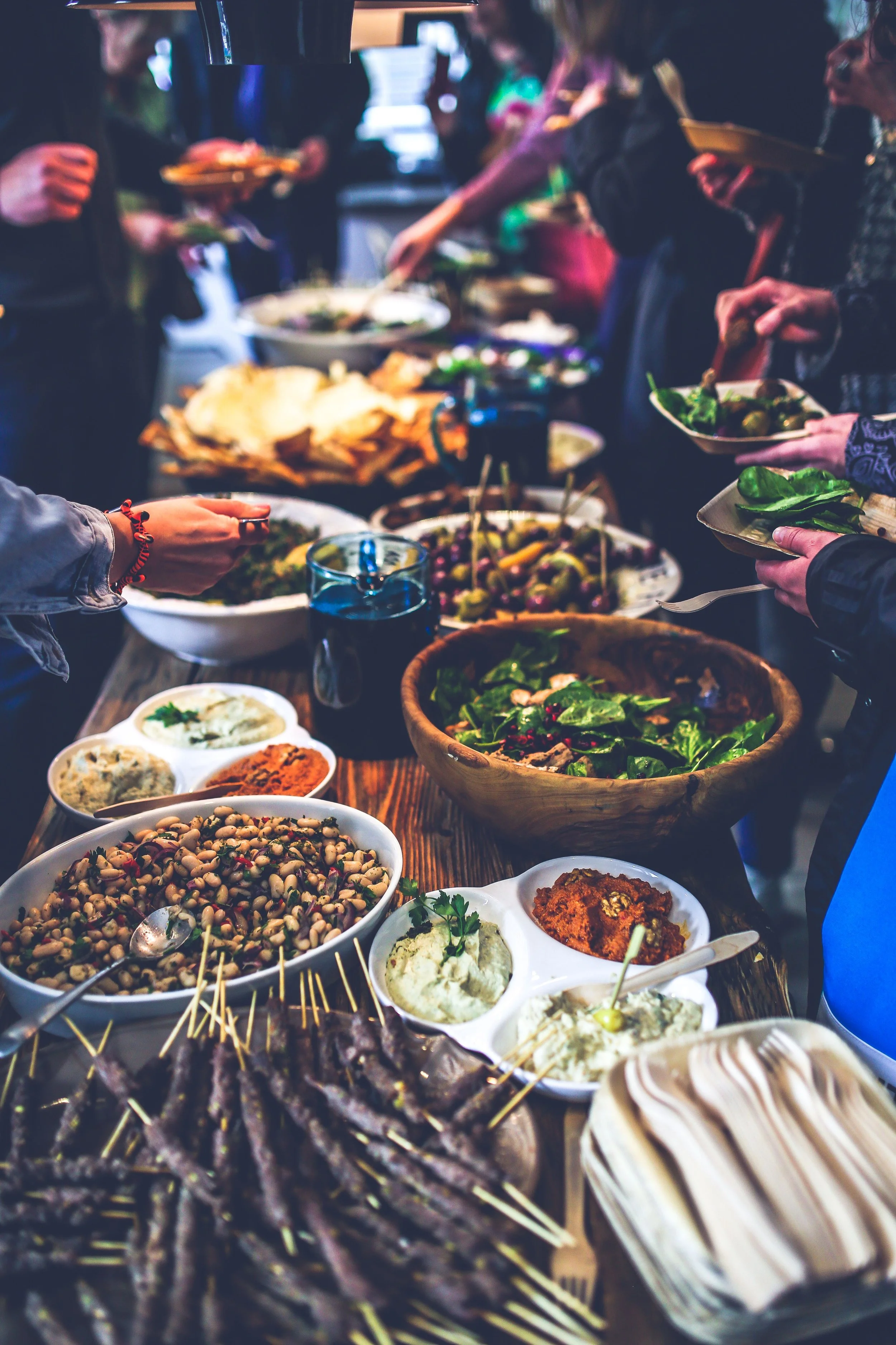 Potluck Lunch with the Blase's