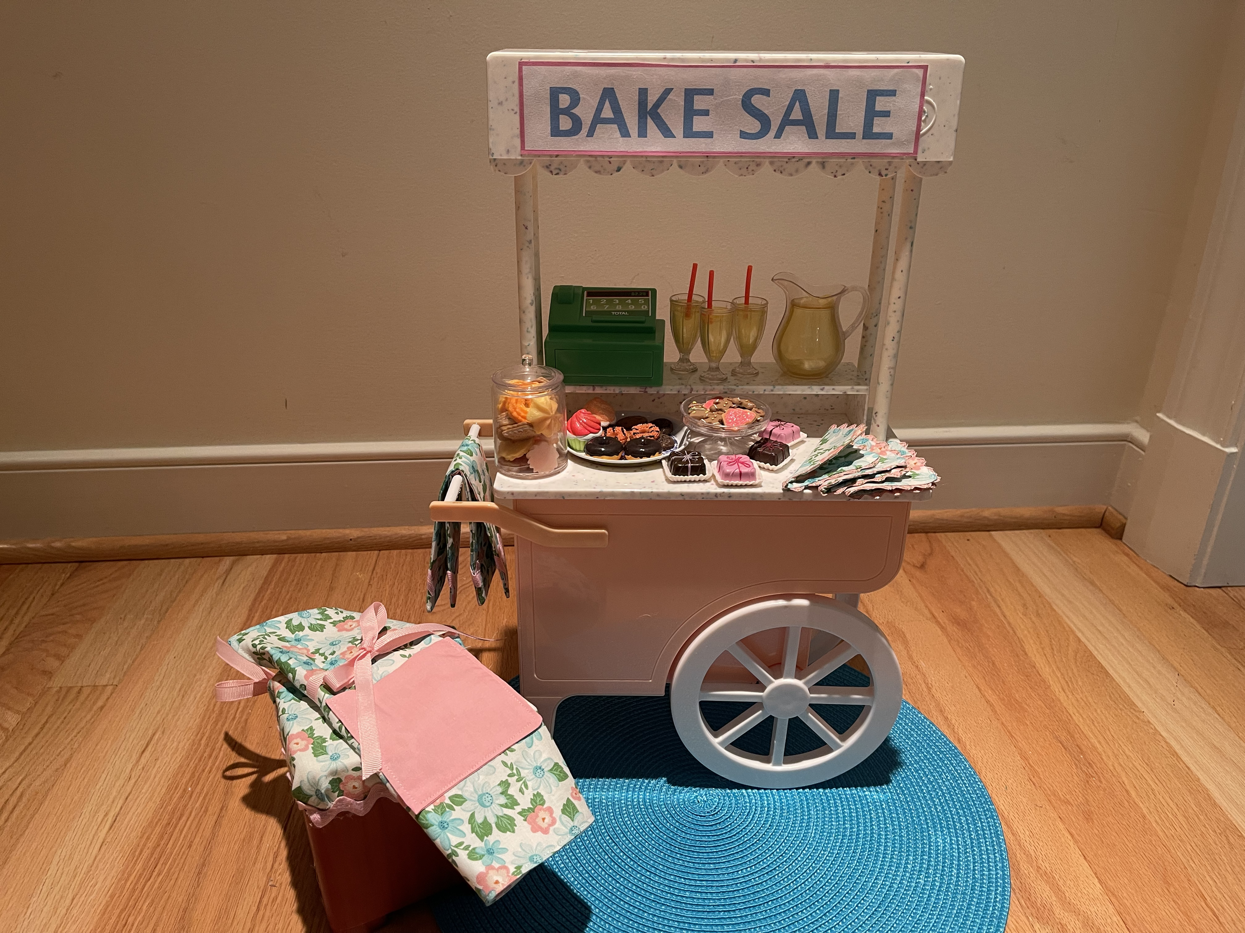 Bake Sale set included lots of delicious treats and lemonade. $68
