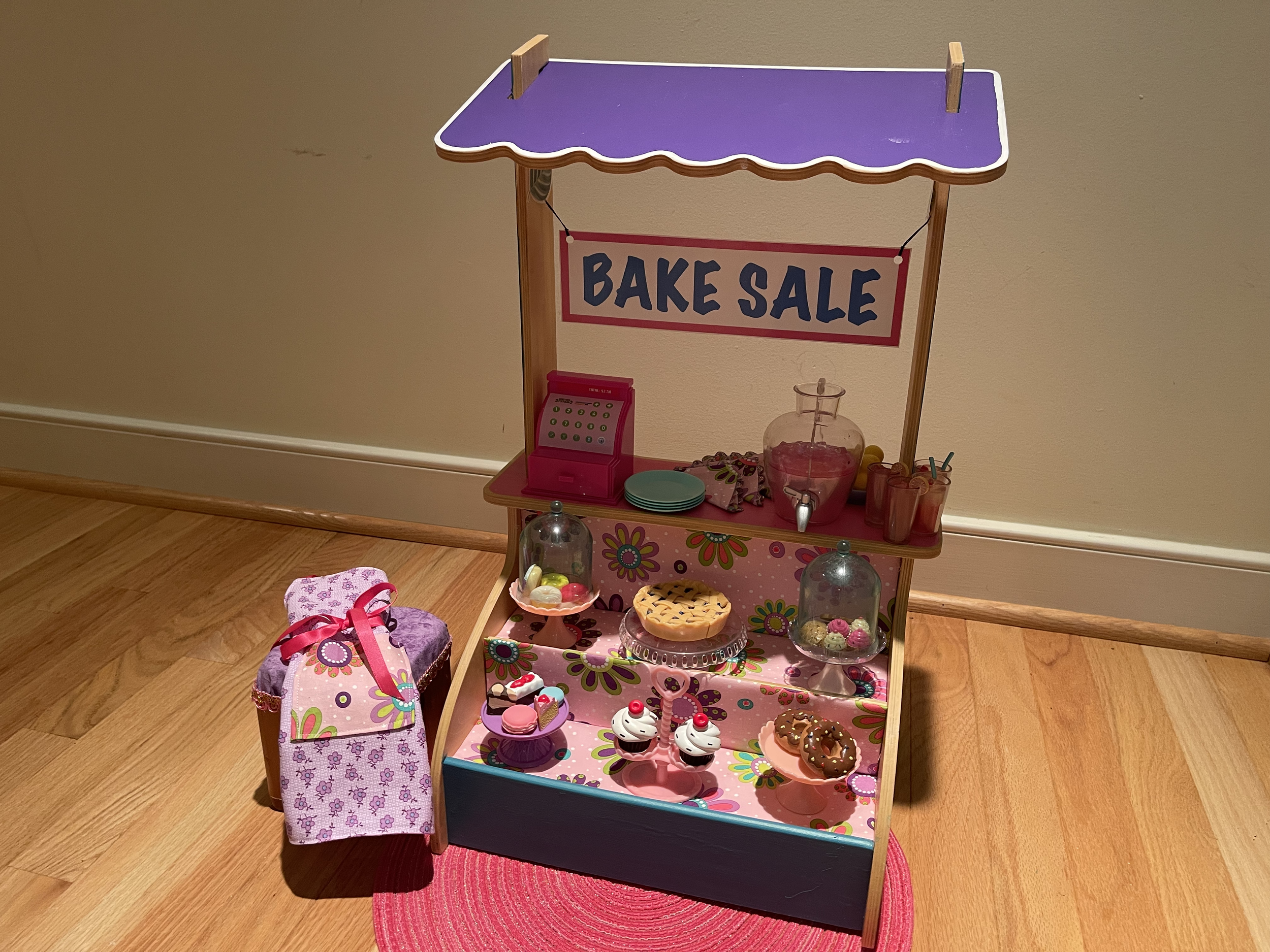 Wooden Bake Sale included lots of delicious treat selections and lemonade. $88