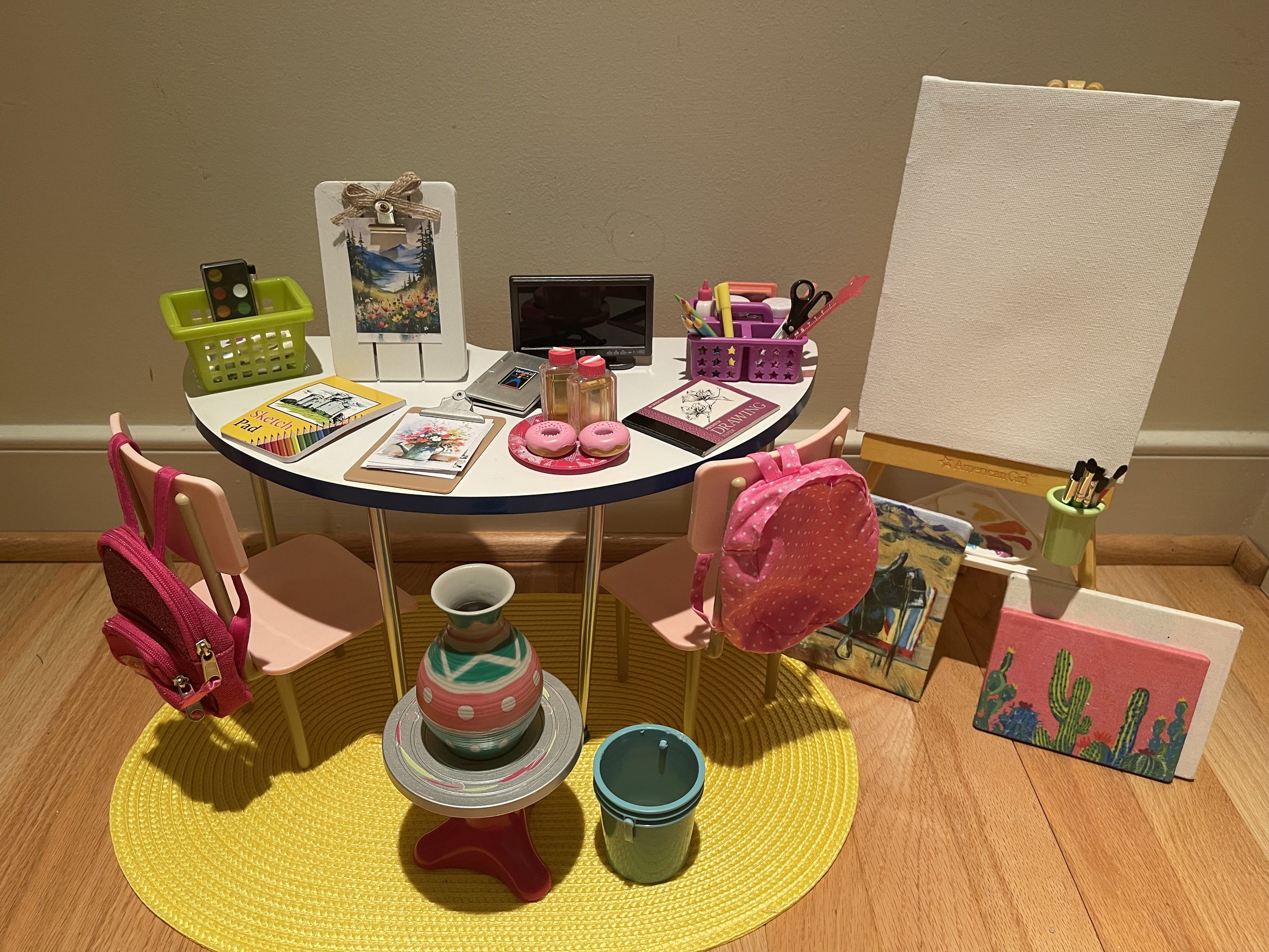 Art set for 2 features lots of fun creative accessories. $88