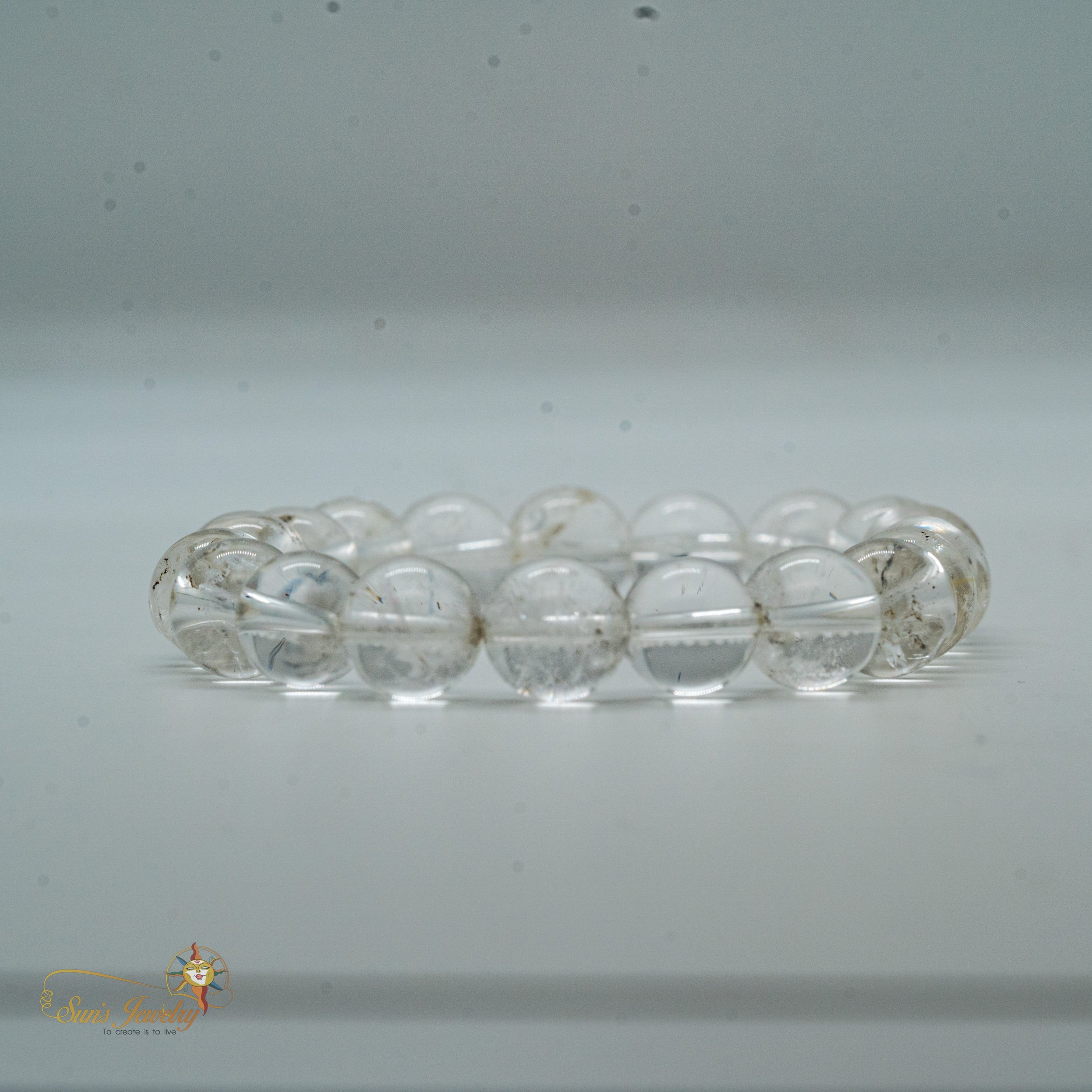 Clear Crystal Quartz Bracelet — Sun's Jewelry