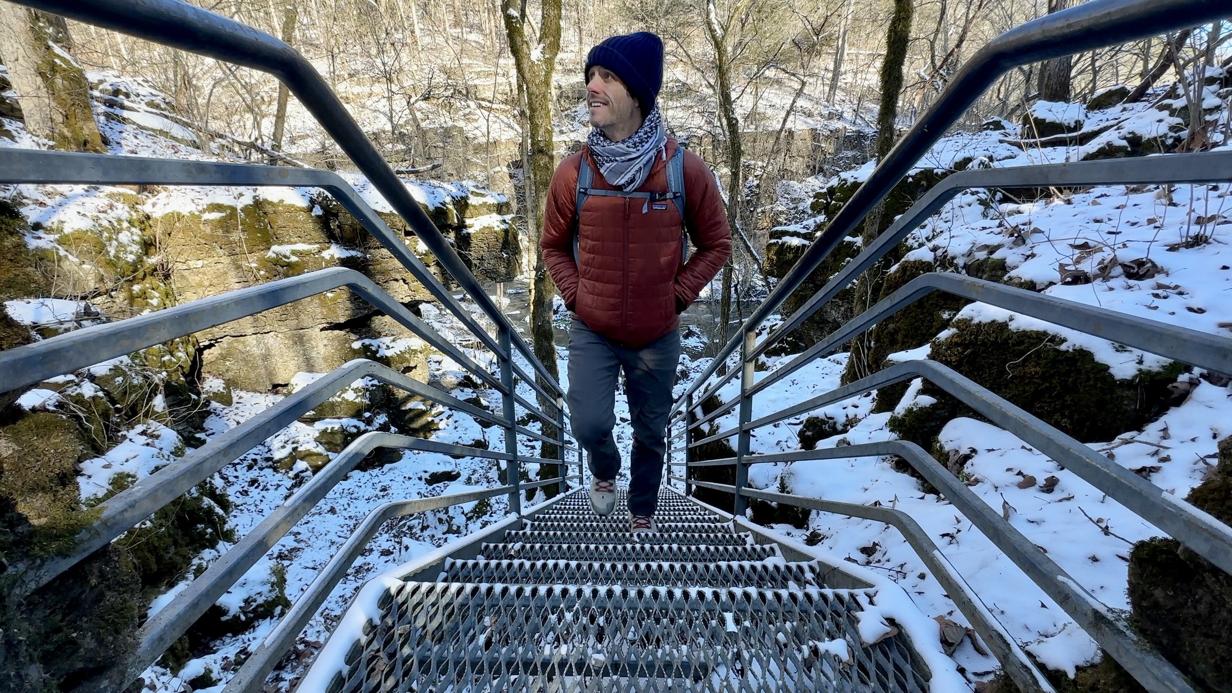 Greer Spring Trail - Metal Stairs