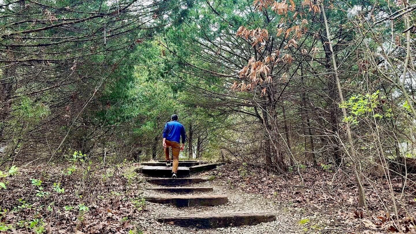 Railroad Tie Stairs