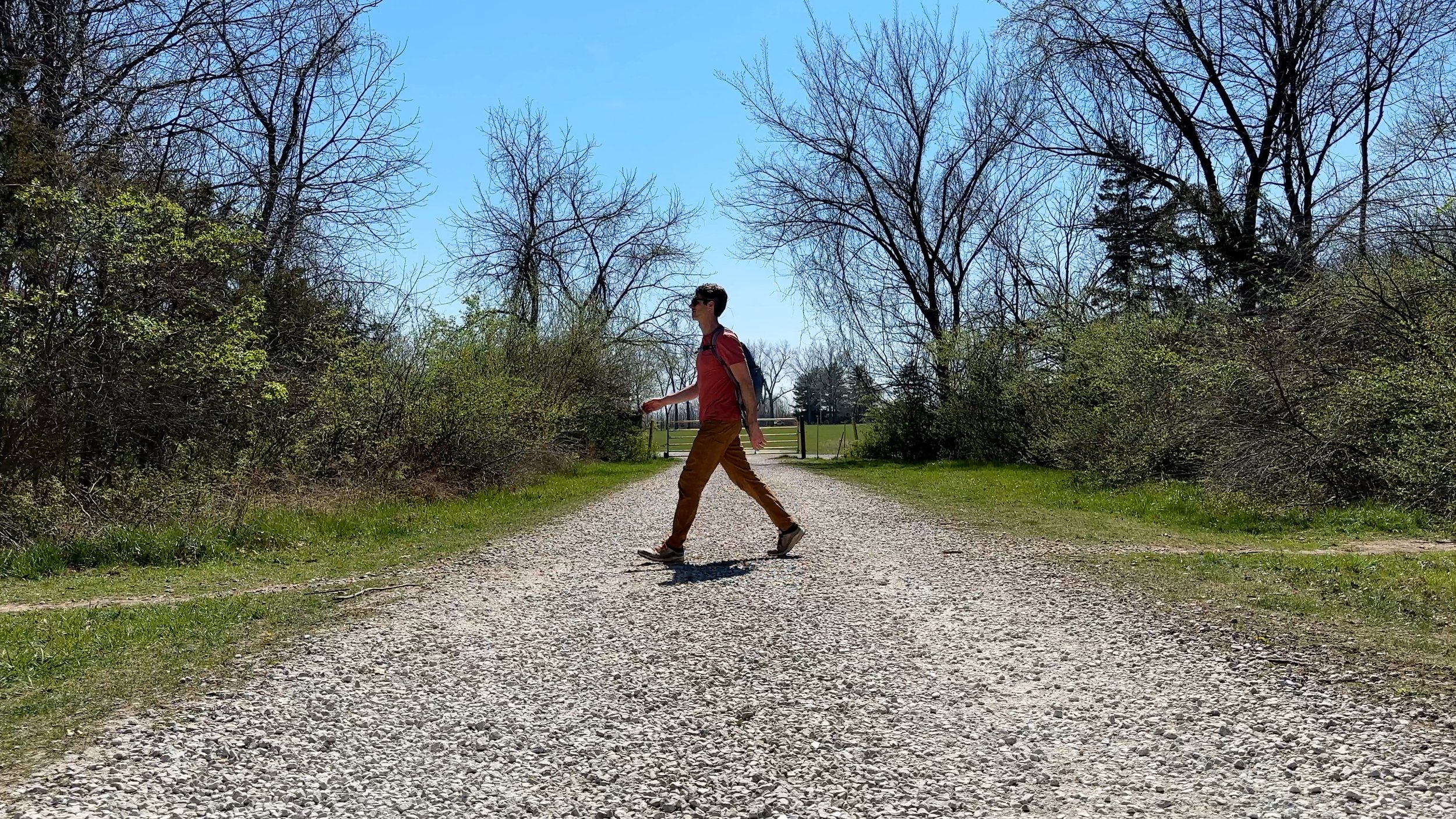 Crossing the Camping Road