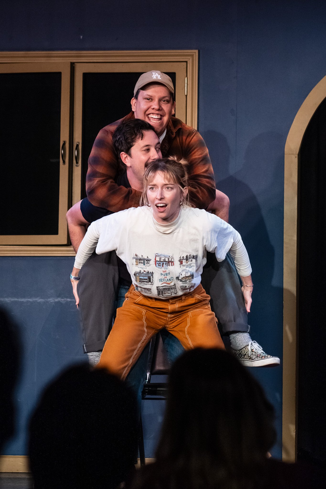 Improv team Pony performing in Flyover Comedy Festival 2023