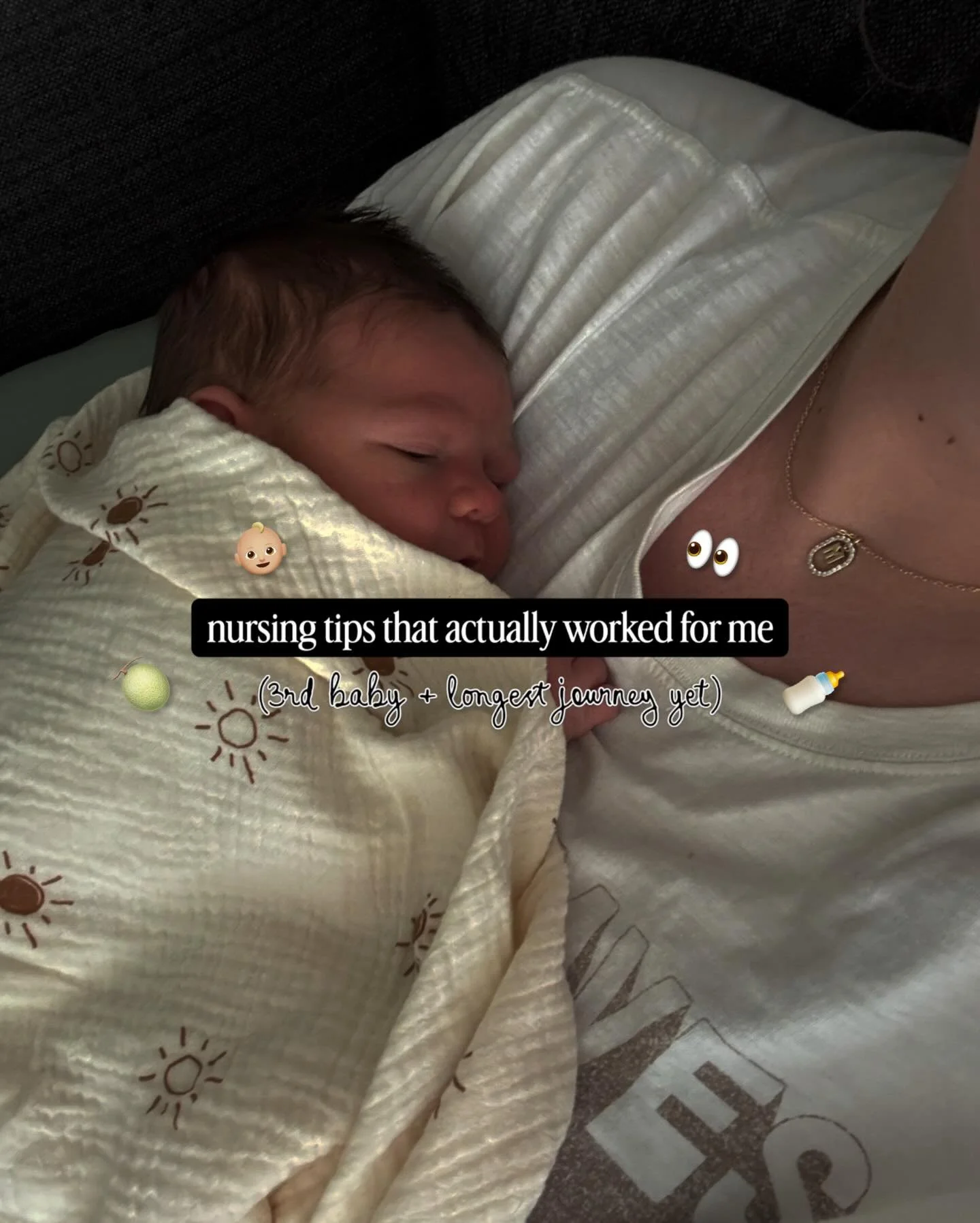 Breastfeeding tips that made the biggest difference for me with my 3rd baby 🩵

This is the longest I&rsquo;ve ever breastfed, and it has finally started to feel easier this time around. Focusing on exclusively breastfeeding in those first few weeks,