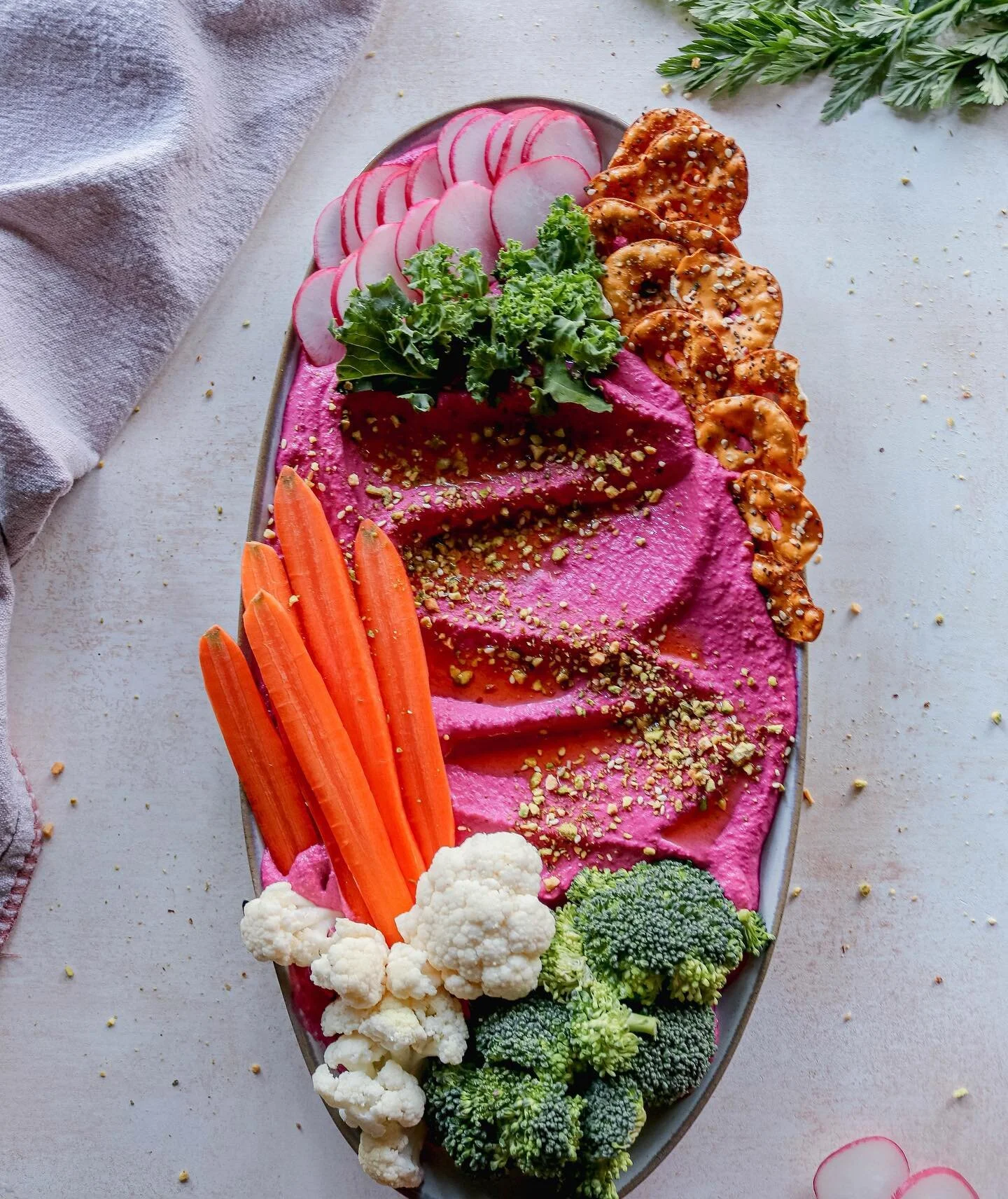 Pretty in pink!

I love this beet hummus for several reasons - easy on the eyes, you get an extra dose of vegetables, and it's absolutely delicious! Hope you're enjoying the warm weather. Cannot wait for Spring!!!

The recipe is on Grublisher!