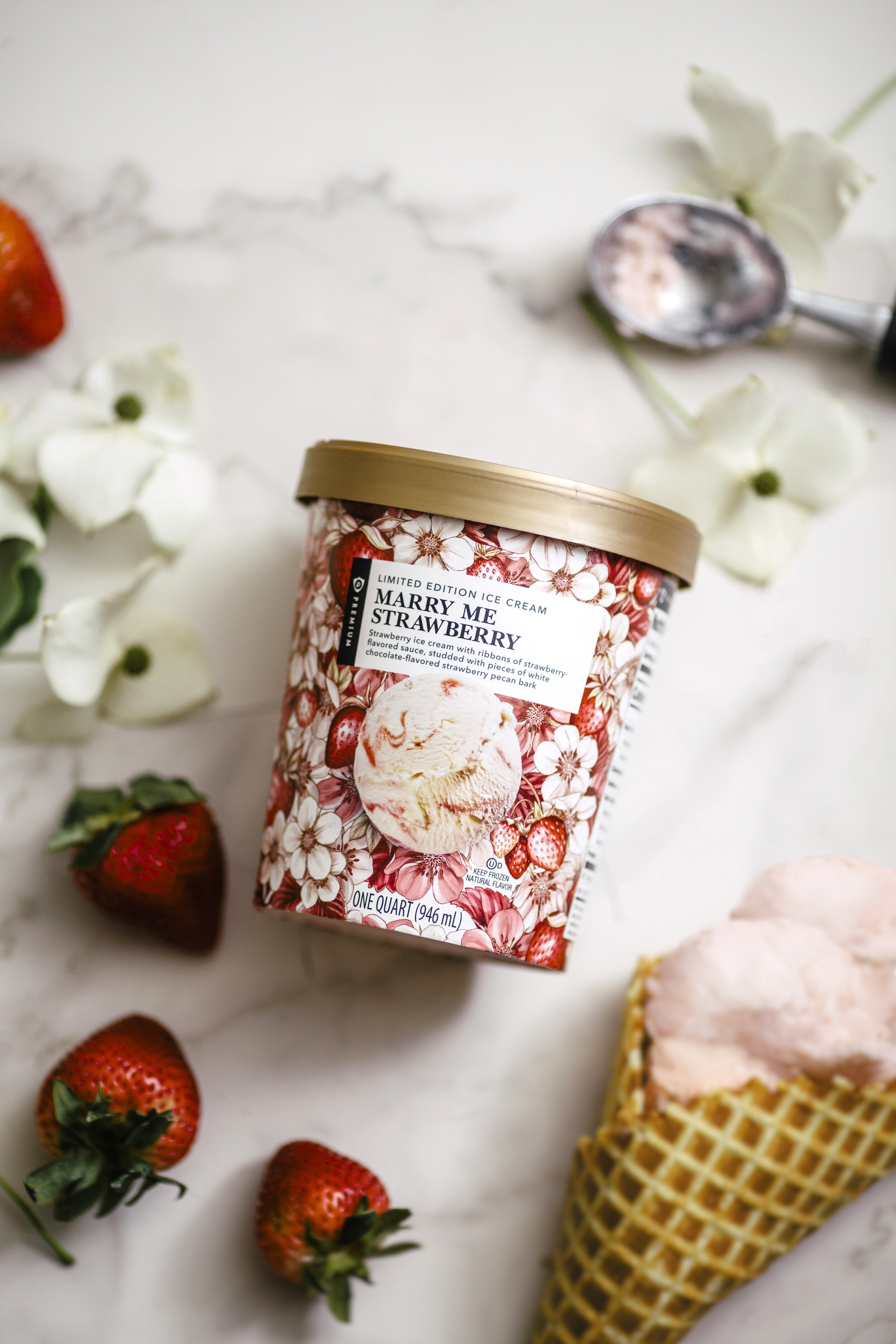 Publix Premium Strawberry Ice Cream