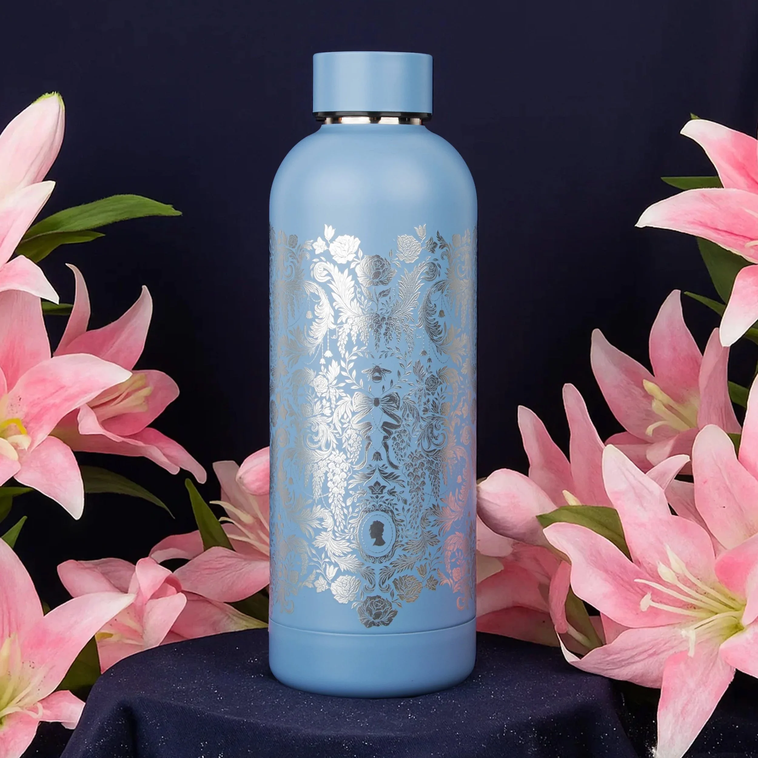 BRIDG-Water-Bottle-Silver-Damask-Flourish-littlepatterns.jpg