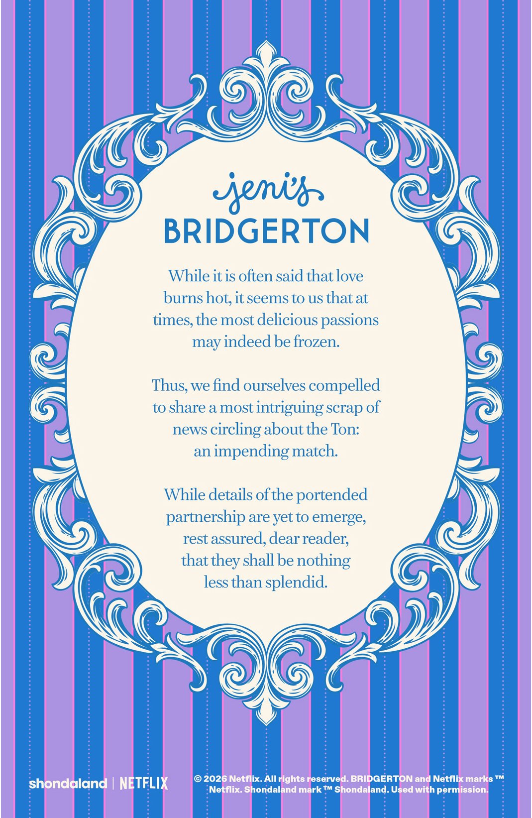 Limited-edition Jeni’s Ice Cream Bridgerton packaging illustrated by Maggie Enterrios
