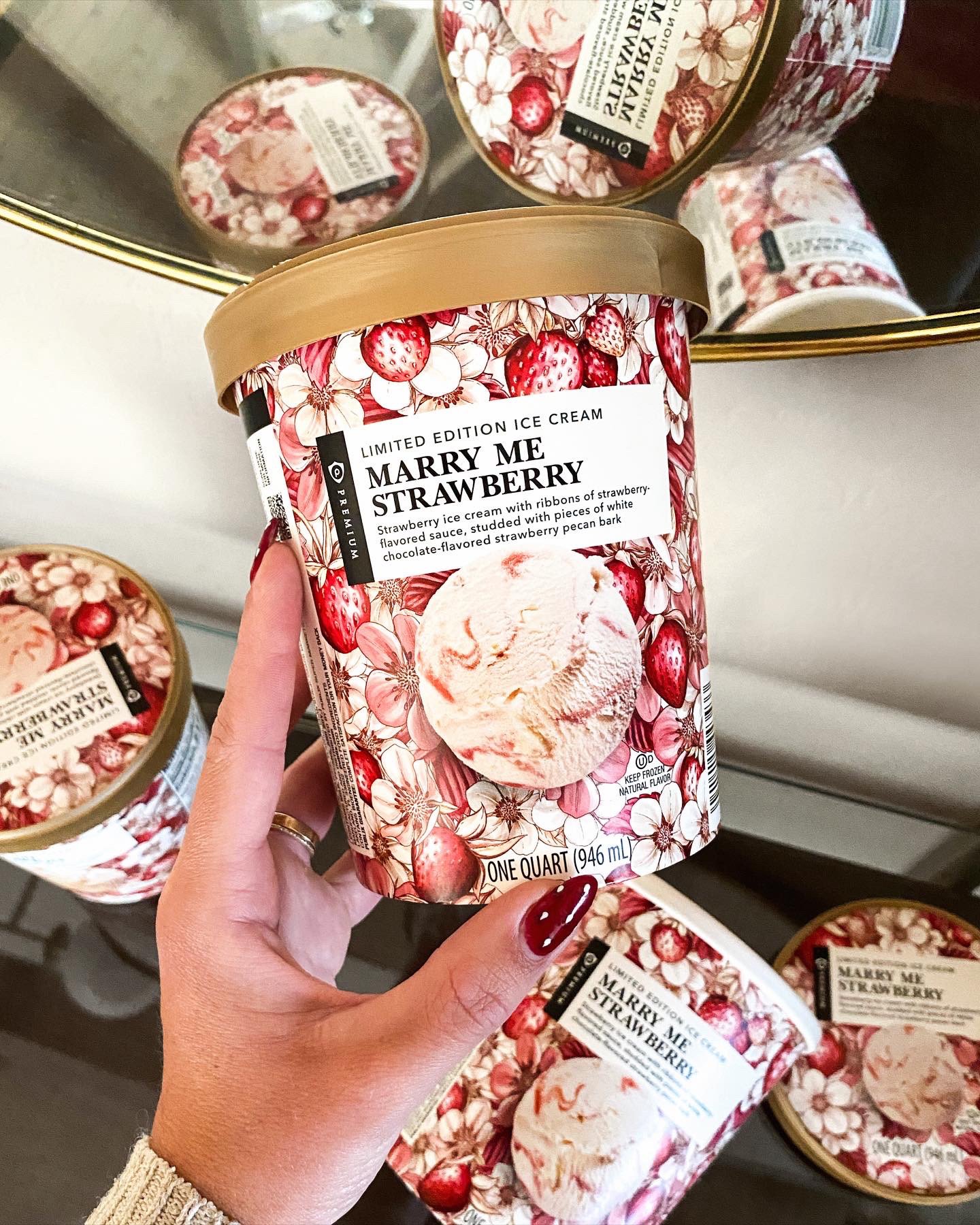 Marry Me Strawberry featuring packaging art by Maggie Enterrios