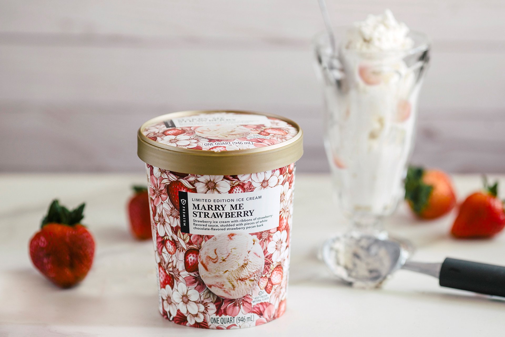 Marry Me Strawberry featuring packaging art by Maggie Enterrios